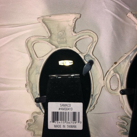 Triple Small Metal Pewter Vase Frames 1997 - Picture 7 of 7